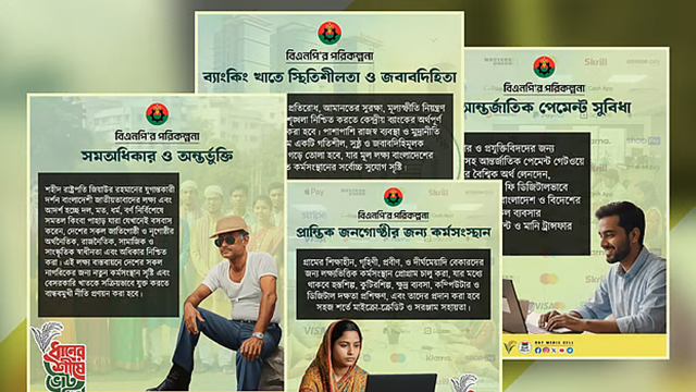 বিএনপির ডিজিটাল প্রচারে গুরুত্ব &lsquo;আট কার্ডে&rsquo;