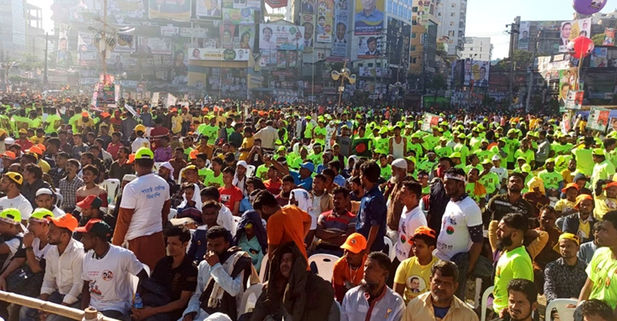 এক ঘণ্টা আগেই কুমিল্লায় বিএনপির গণসমাবেশ শুরু