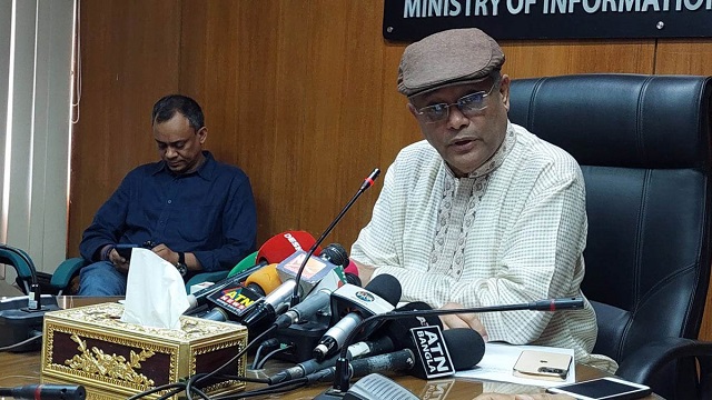 বিএনপি নির্বাচন নিয়ে সবসময় দোদুল্যমান থাকে : তথ্যমন্ত্রী