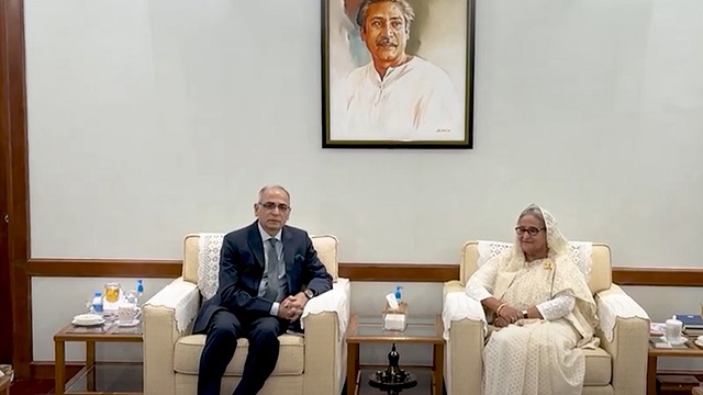 শেখ হাসিনার সঙ্গে বৈঠক করলেন ভারতের পররাষ্ট্র সচিব