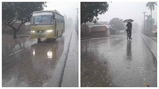 যশোরে শীতের সঙ্গে বৃষ্টি