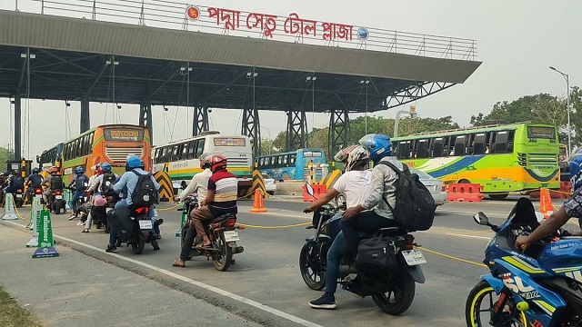 ২৪ ঘণ্টায় পদ্মা সেতুতে আড়াই কোটি টাকা টোল আদায়