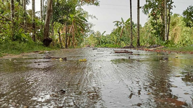 রংপুরে হঠাৎ বৃষ্টিতে জনজীবন স্বস্তি