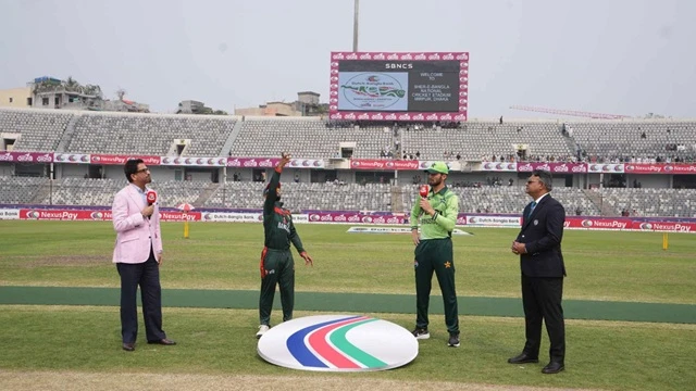 টস জিতল বাংলাদেশ, ব্যাটিংয়ে পাকিস্তান